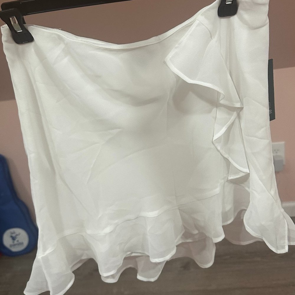White skirt
